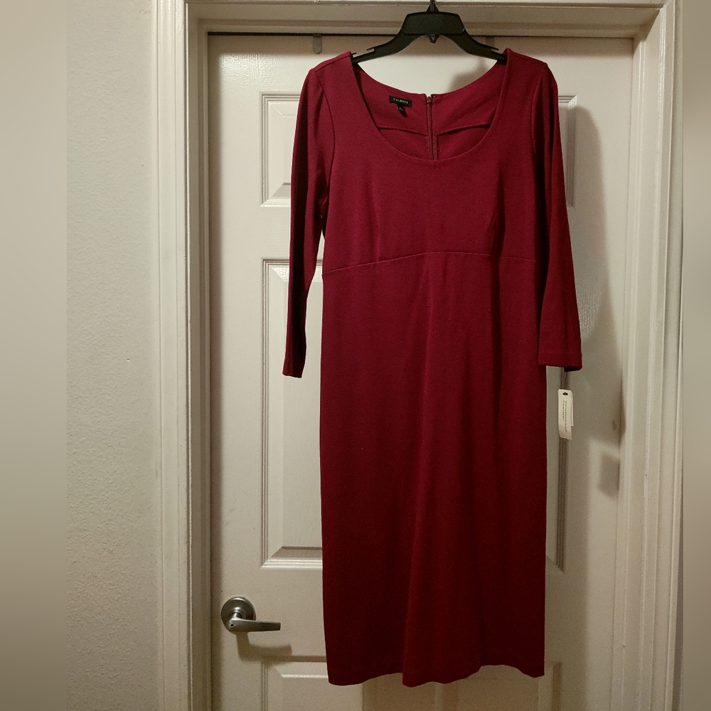 New Talbot Burgundy Dress, Size 12